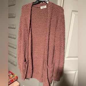 Pink cardigan